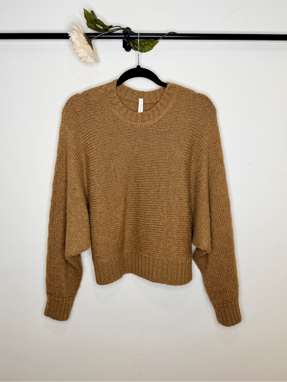 Group by Babaton (Aritzia) ‘Day Off’ Alpaca Wool Sweater in Constant Camel